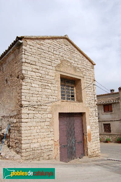 Ribera d'Ondara - Capella de Sant Miquel, abans de la restauració