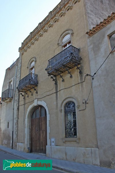 Agullana - Can Vidal, façana carrer Dolors Gomis