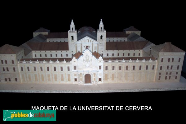 Cervera - Universitat, maqueta