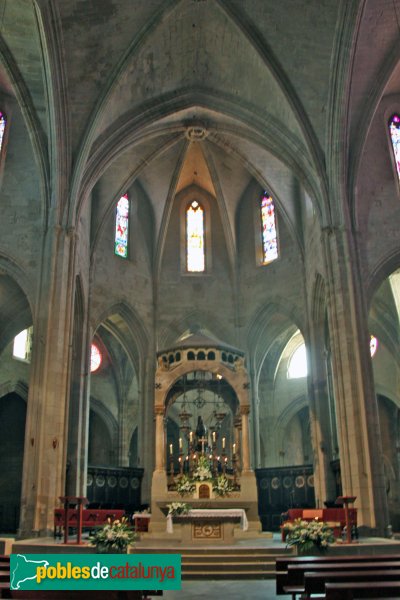 Cervera - Església de Santa Maria, altar major