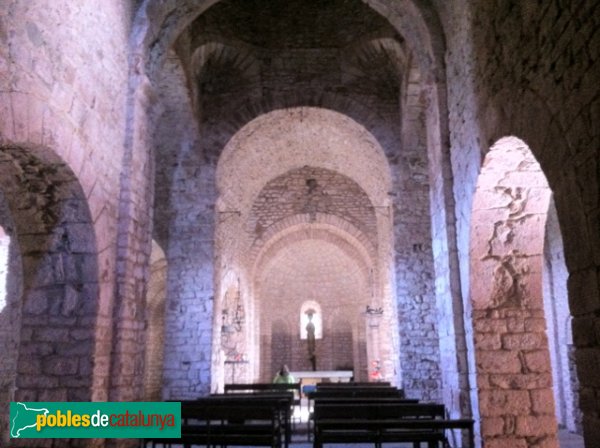 Sant Llorenç del Munt. Interior del Monestir