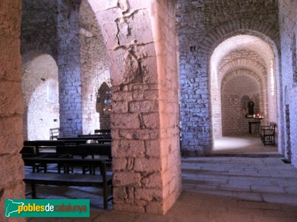 Sant Llorenç del Munt. Interior del Monestir