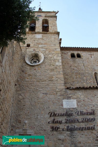 Castell d'Aro - Església de Santa Maria (Foto: Albert Esteves, 2014) Castell d'Aro - Església de Santa Maria
