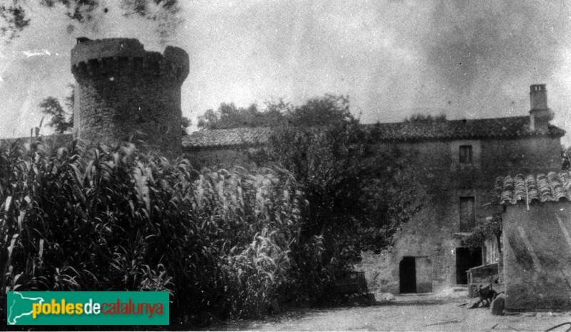 Castell d'Aro - Can Riembau (Foto: Josep Danés -Arxiu C.E.C.-, 1929) Castell d'Aro - Can Riembau