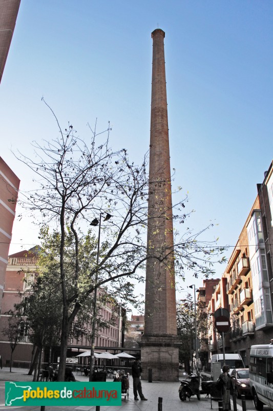 Barcelona - Vapor Vell de Sants, xemeneia