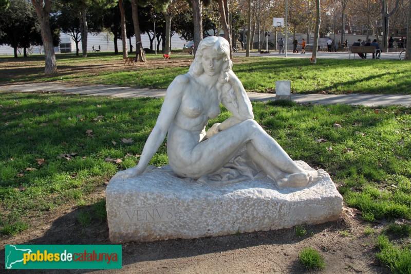 Barcelona - Parc de l'Espanya Industrial, la Venus Moderna (Foto: Albert Esteves, 2014) Barcelona - Parc de l'Espanya Industrial, la Venus Moderna