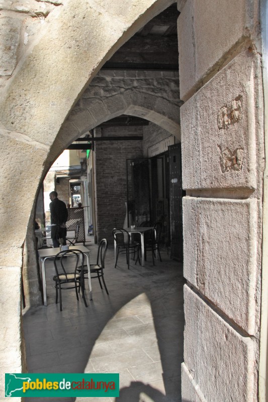Barcelona - Casa porxada de Sant Agustí Vell (Foto: Albert Esteves, 2015) Barcelona - Casa porxada de Sant Agustí Vell