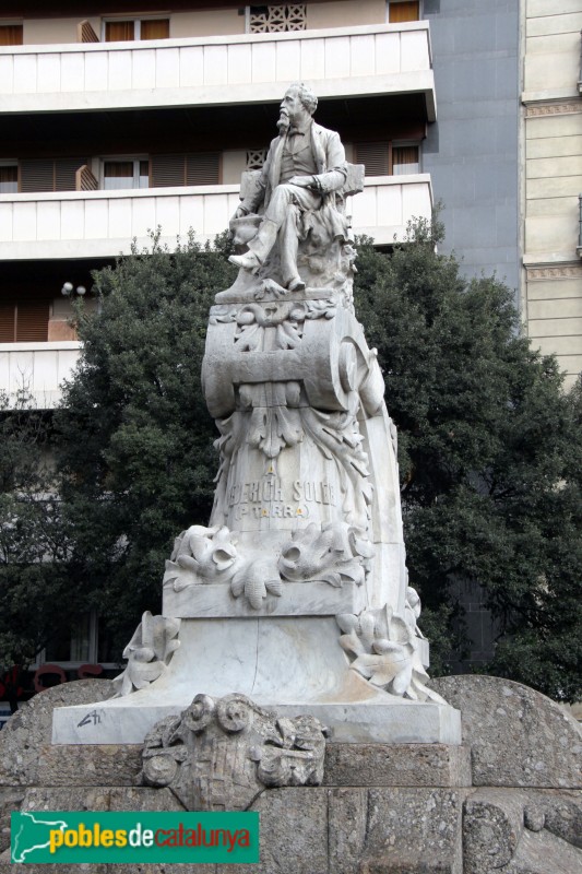 Barcelona - Monument a Pitarra