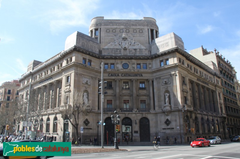 Barcelona - Edifici del Banc d'Espanya (després Caixa Catalunya)