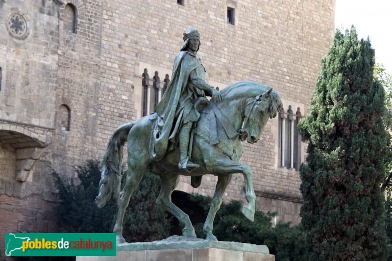 Barcelona - Estàtua de Ramon Berenguer el Gran