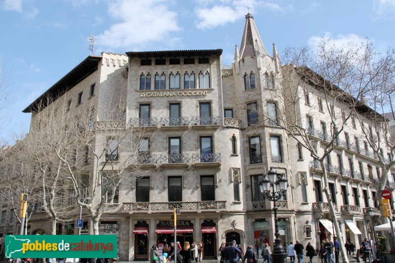 Barcelona - Casa Pascual Pons (Passeig de Gràcia, 2-4)