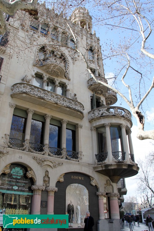 Barcelona - Passeig de Gràcia, 35 (Casa Lleó Morera)