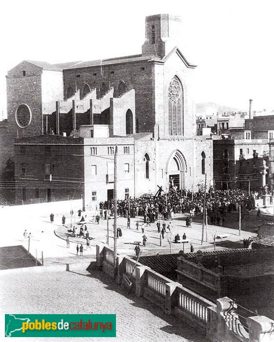 Barcelona - Església de Sant Martí, edifici antic