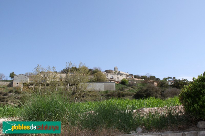 Estaràs - El poble de Gàver vist des de la font