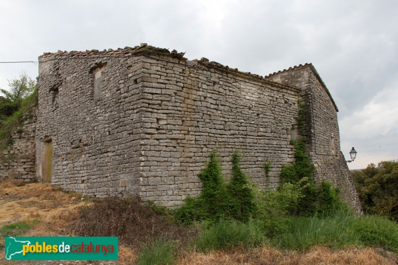 Sant Guim de Freixenet - Casa adossada al castell de Santa Maria