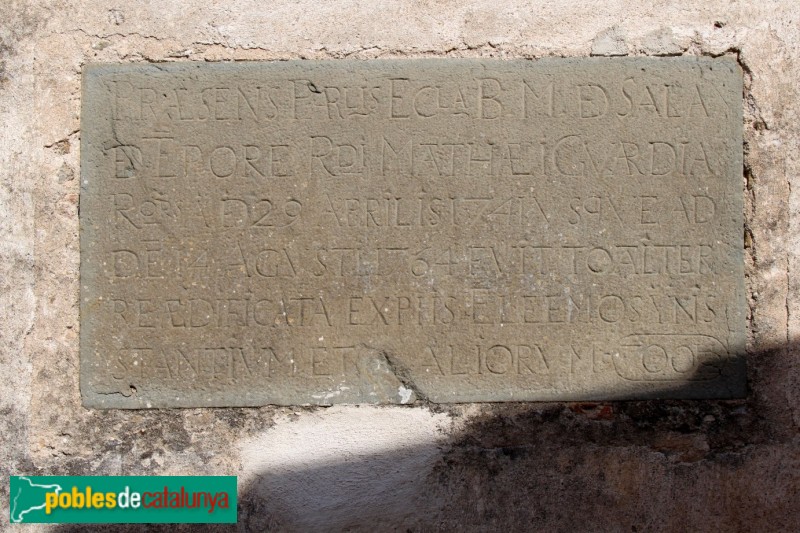 Foixà - Santa Maria de la Sala (Foto: Albert Esteves, 2015) Foixà - Santa Maria de la Sala