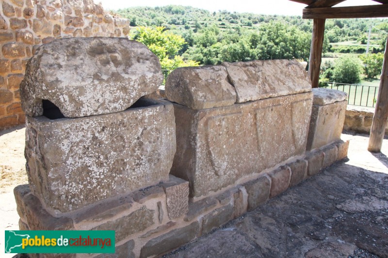 Torà - Sarcòfags medievals de Claret