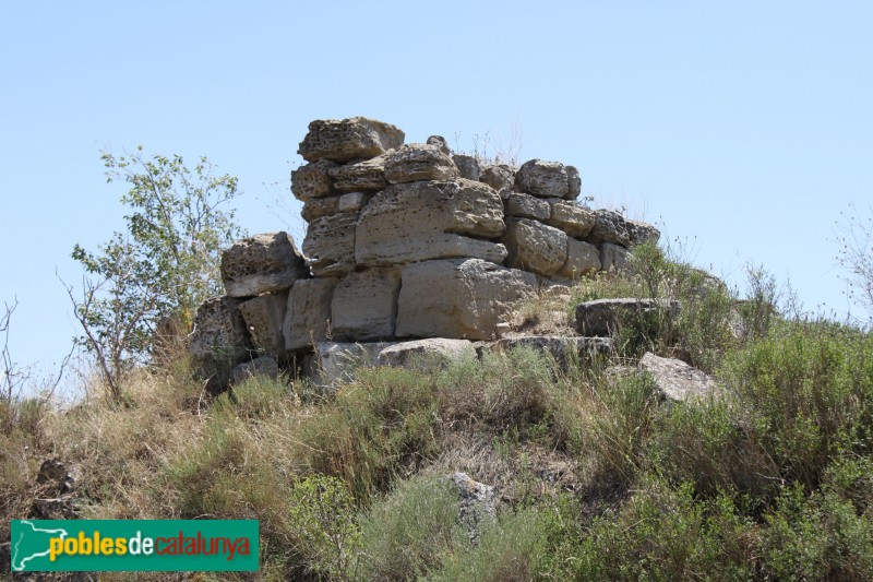 Guissona - Ruïnes del castell de Rubiol