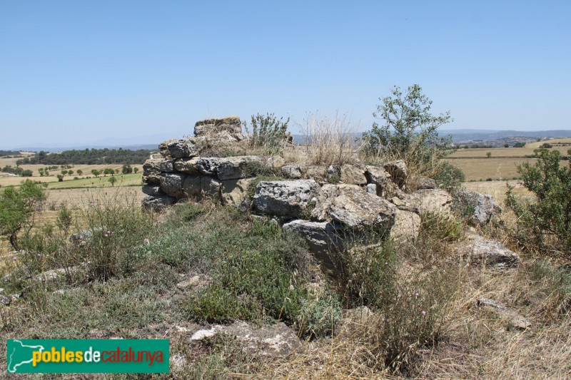 Guissona - Ruïnes del castell de Rubiol