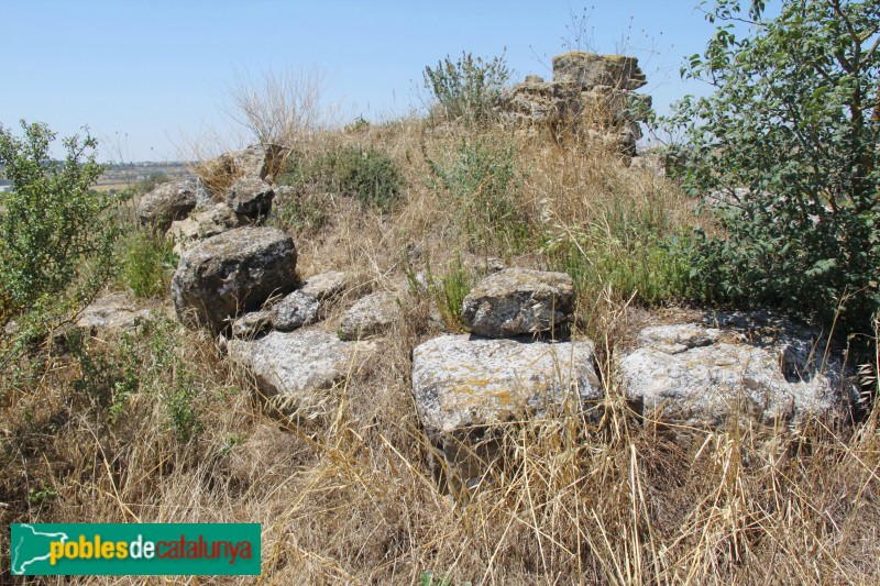 Guissona - Ruïnes del castell de Rubiol