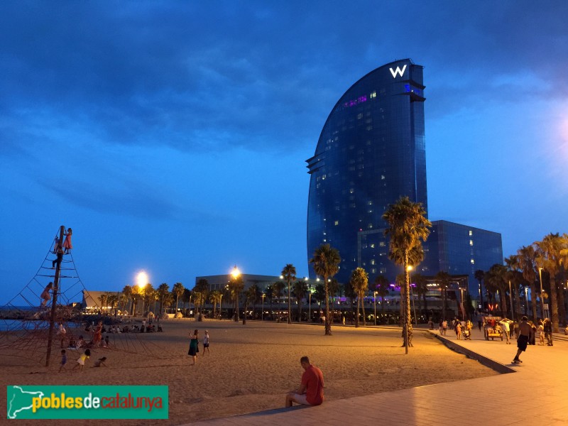 Barcelona - Hotel Vela, de nit