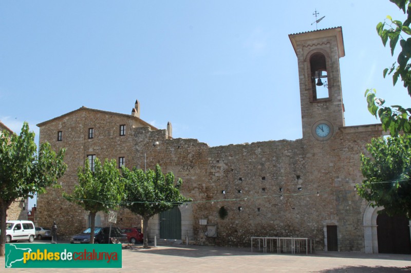 Albons - Església de Sant Cugat (Foto: Albert Esteves, 2015) Albons - Església de Sant Cugat