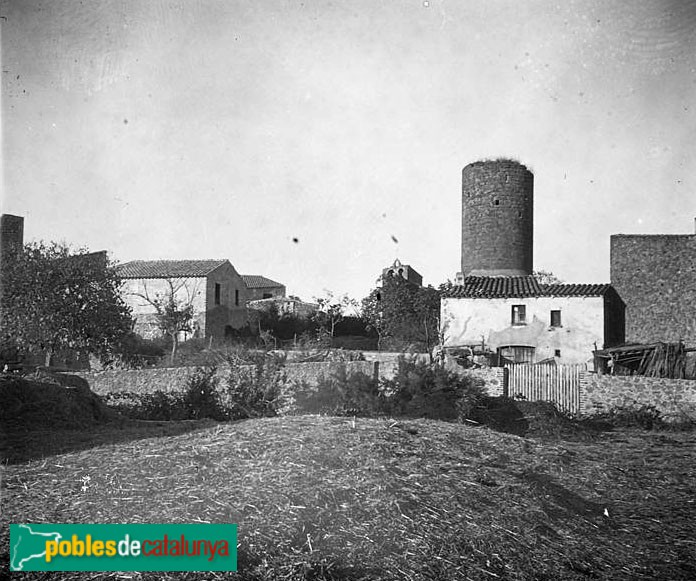 La Tallada - Recinte fortificat (Foto: Josep Salvany -Fons Salvany, Biblioteca de Catalunya-, 1923) La Tallada - Recinte fortificat