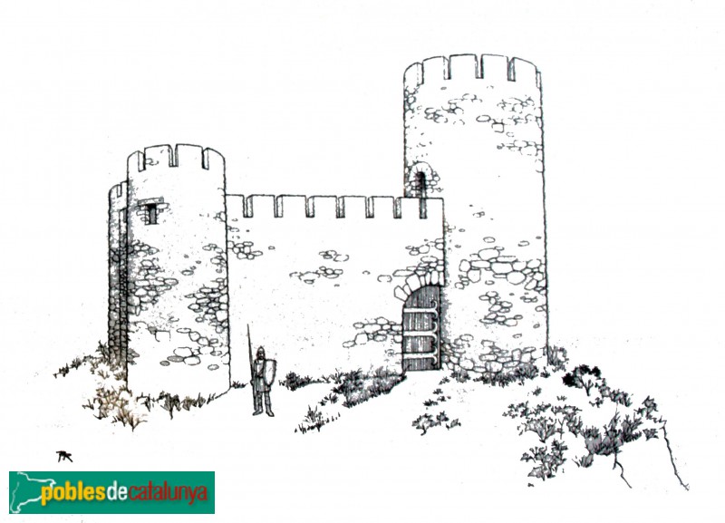 Ullastret - Recreació del Castell de Sant Andreu Ullastret - Recreació del Castell de Sant Andreu