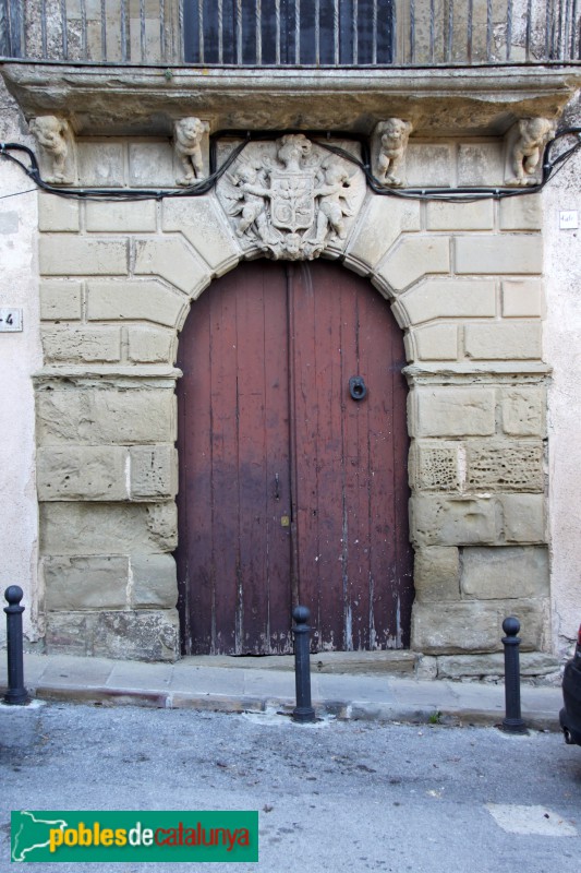 Castellterçol - Palau dels Marquesos d'Alòs (Foto: Albert Esteves, 2015) Castellterçol - Palau dels Marquesos d'Alòs