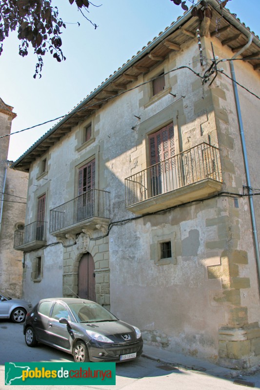 Castellterçol - Palau dels Marquesos d'Alòs (Foto: Albert Esteves, 2015) Castellterçol - Palau dels Marquesos d'Alòs