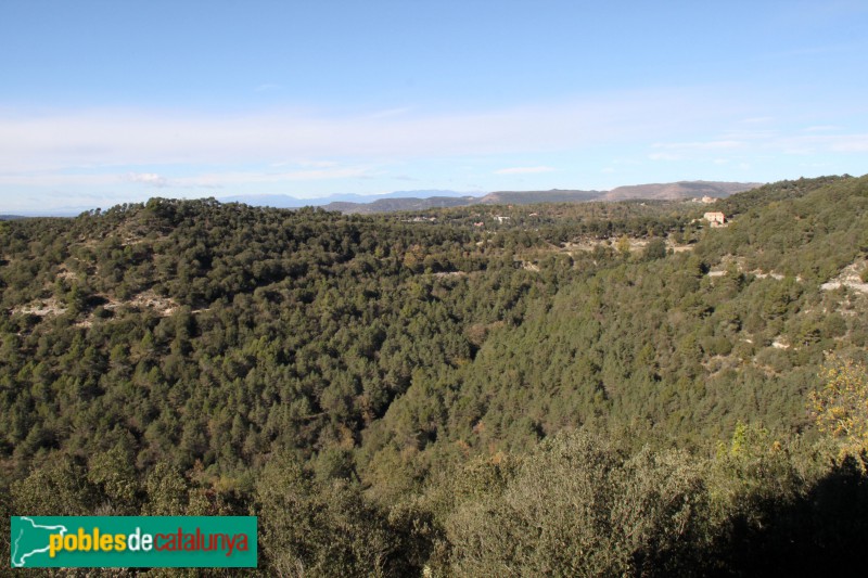 Castellcir - Panoràmica des del castell de la Popa