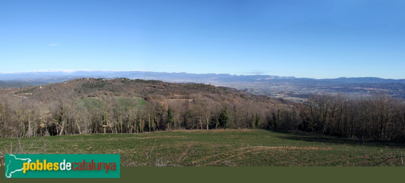 Collsuspina - Panoràmica des de Sant Cugat de Gavadons