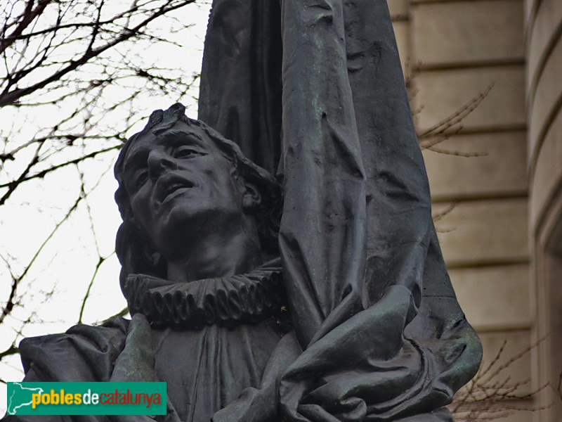 Barcelona - Monument a Rafael Casanova (Foto: Graciel·la Vidal, 2016) Barcelona - Monument a Rafael Casanova