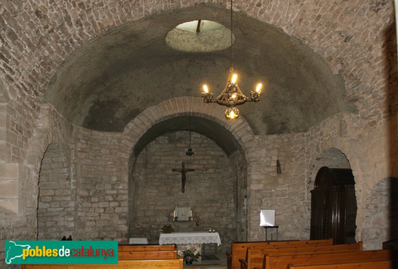 L'Estany - Església del Monestir, capella Fonda (Foto: Albert Esteves, 2016) L'Estany - Església del Monestir, capella Fonda