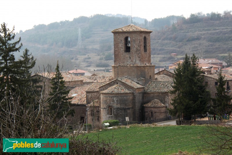 L'Estany - Església del Monestir, capçalera (Foto: Albert Esteves, 2016) L'Estany - Església del Monestir, capçalera
