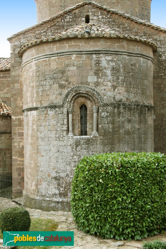 L'Estany - Església del Monestir, absis (Foto: Albert Esteves, 2016) L'Estany - Església del Monestir, absis