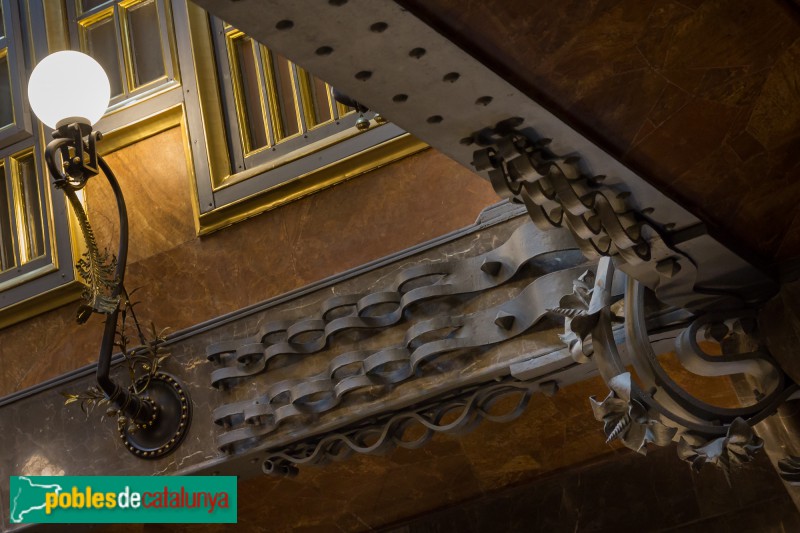 Barcelona - Palau Güell, interior