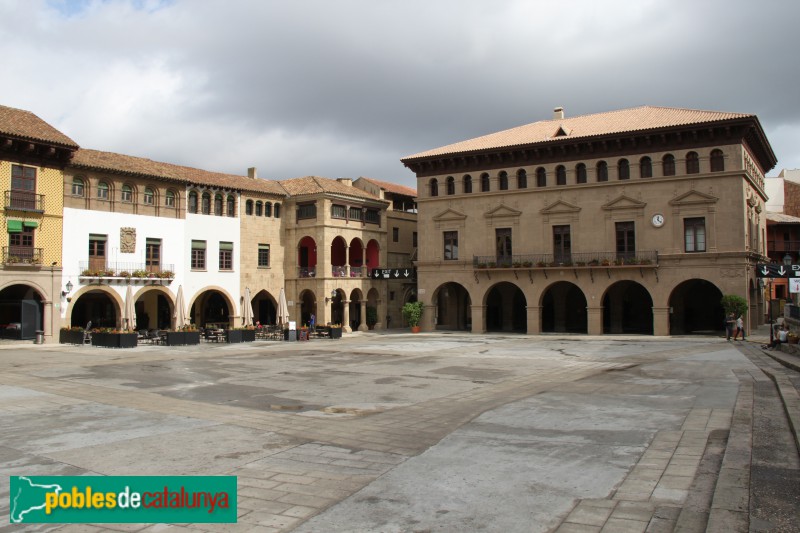 Barcelona - Poble Espanyol, plaça Major