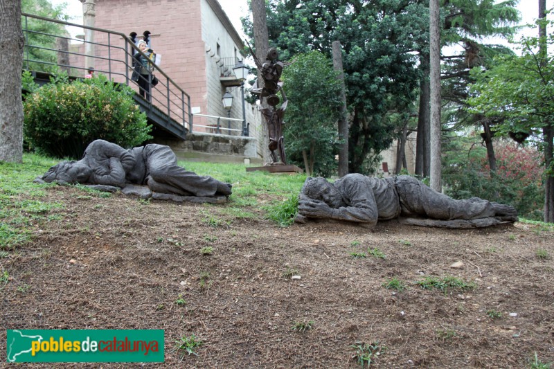 Barcelona - Poble Espanyol, Jardí d'Escultures