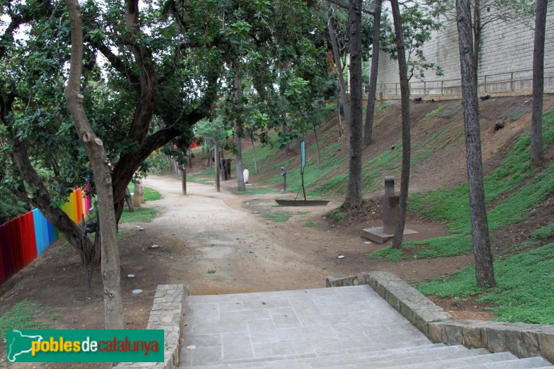 Barcelona - Poble Espanyol, Jardí d'Escultures