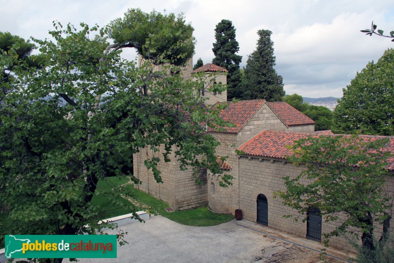 Barcelona - Poble Espanyol, monestir romànic de Sant Miquel