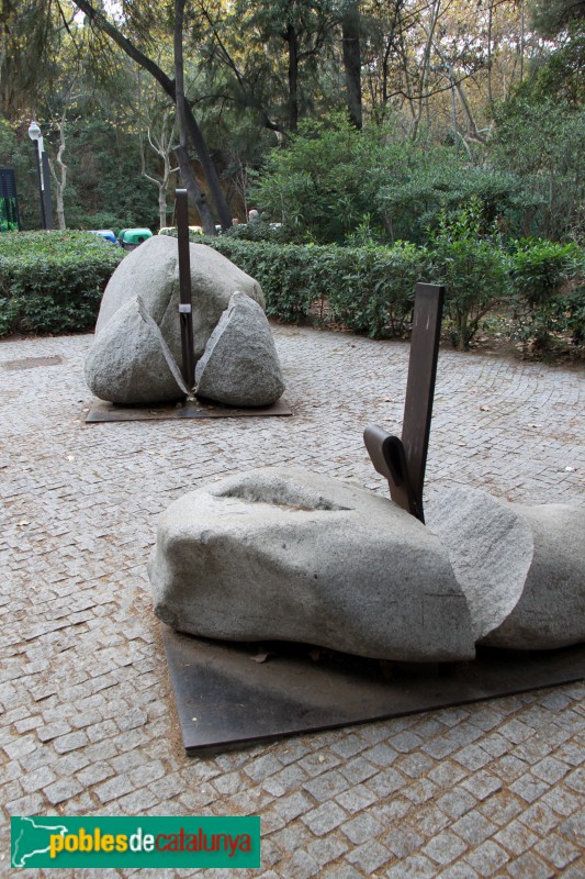 Barcelona - Jardí d'escultures de la Fundació Miró. Génesi, d'Ernest Altés