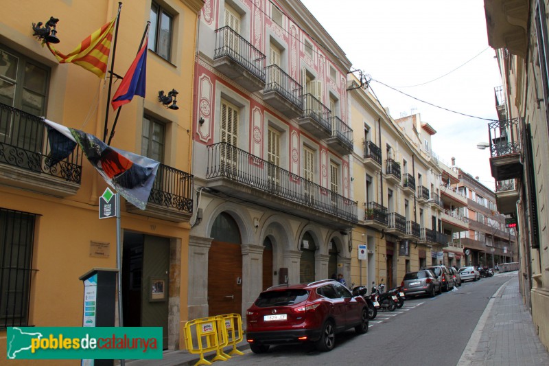 Barcelona - Carrer Major de Sarrià, a l'alçada del 119