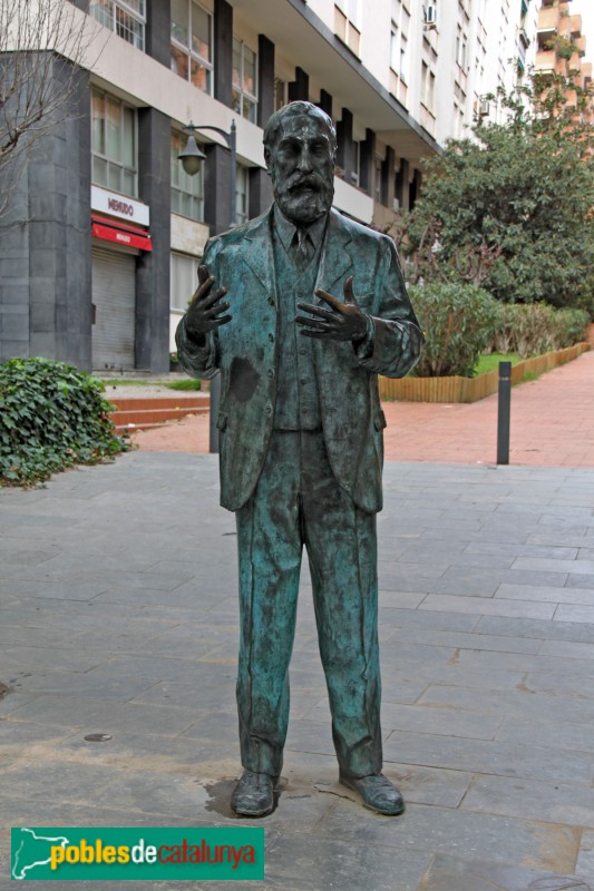 Barcelona - Escultura d'Antoni Gaudí