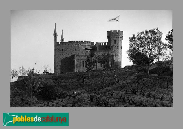 Barcelona - Castell de l'Oreneta, foto antiga