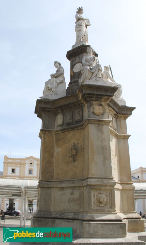 Vilanova i la Geltrú - Monument als Promotors del Ferrocarril