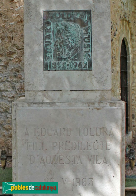 Vilanova i la Geltrú - Monument a Eduard Toldrà