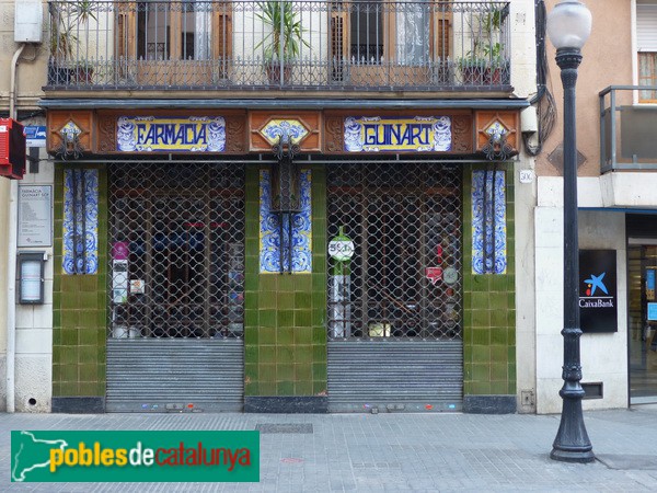 Barcelona - Farmàcia Guinart (Foto: Graciel·la Vidal, 2017) Barcelona - Farmàcia Guinart