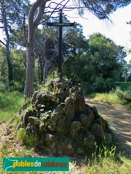 Creu del Carlí. Vista direcció Seva