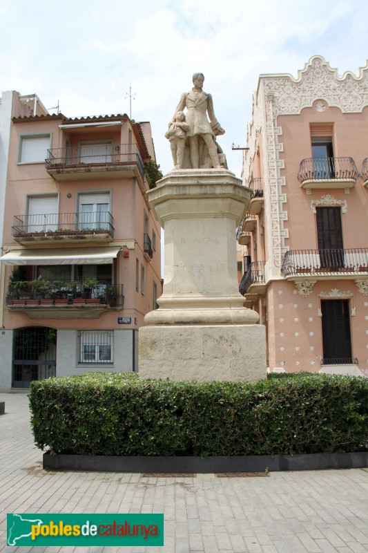 Badalona - Monument a Roca i Pi